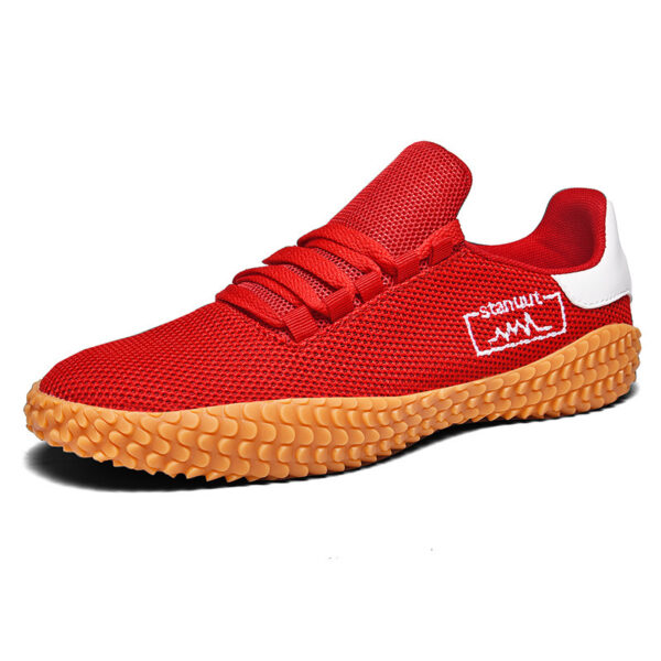 Breathable Flying Woven Sneakers – Spring Summer Casual Shoes for Men
