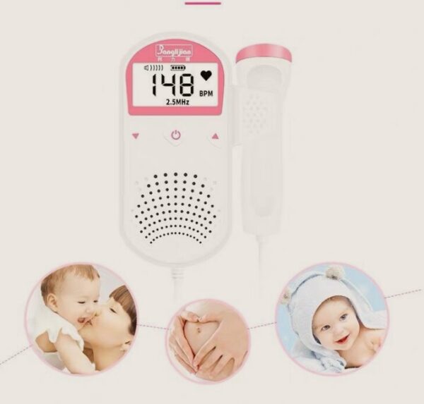 Pregnancy Fetal Doppler – Baby Heartbeat Sound & Heart Rate Monitor at Home